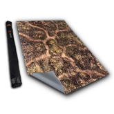 Pro - Blighted Gloommoor Mat For WH40K & AOS, 44" x 60", with Measurements