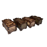 WTC-Compatible 4pcs Container Terrain for WH40K Lighter Creative