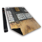 Standard - Adamant Bastion: Sector XI Mat For WH40K, 44" x 60", with Measurements