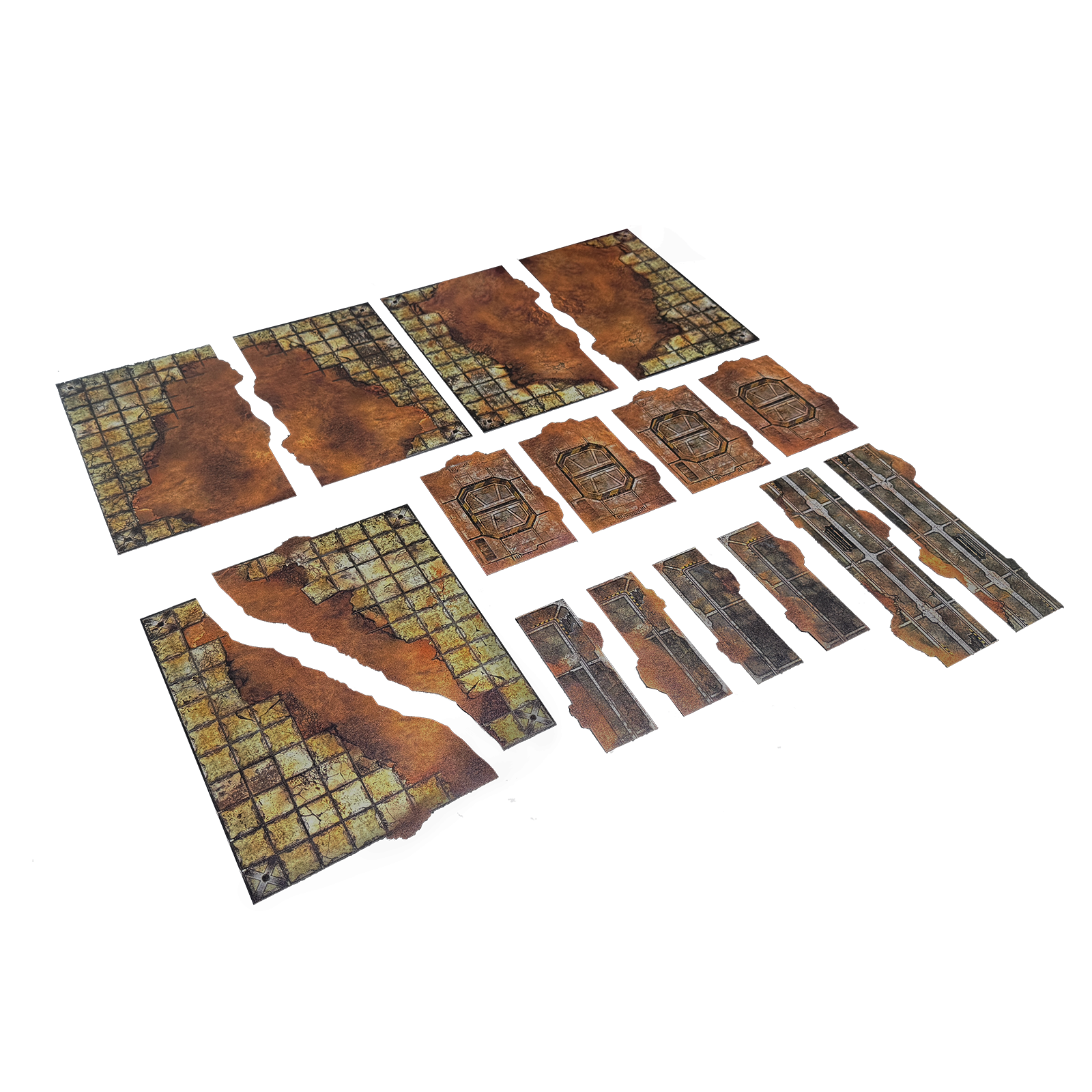 16-Piece Terrain Footprint Set for 40K 11th Edition