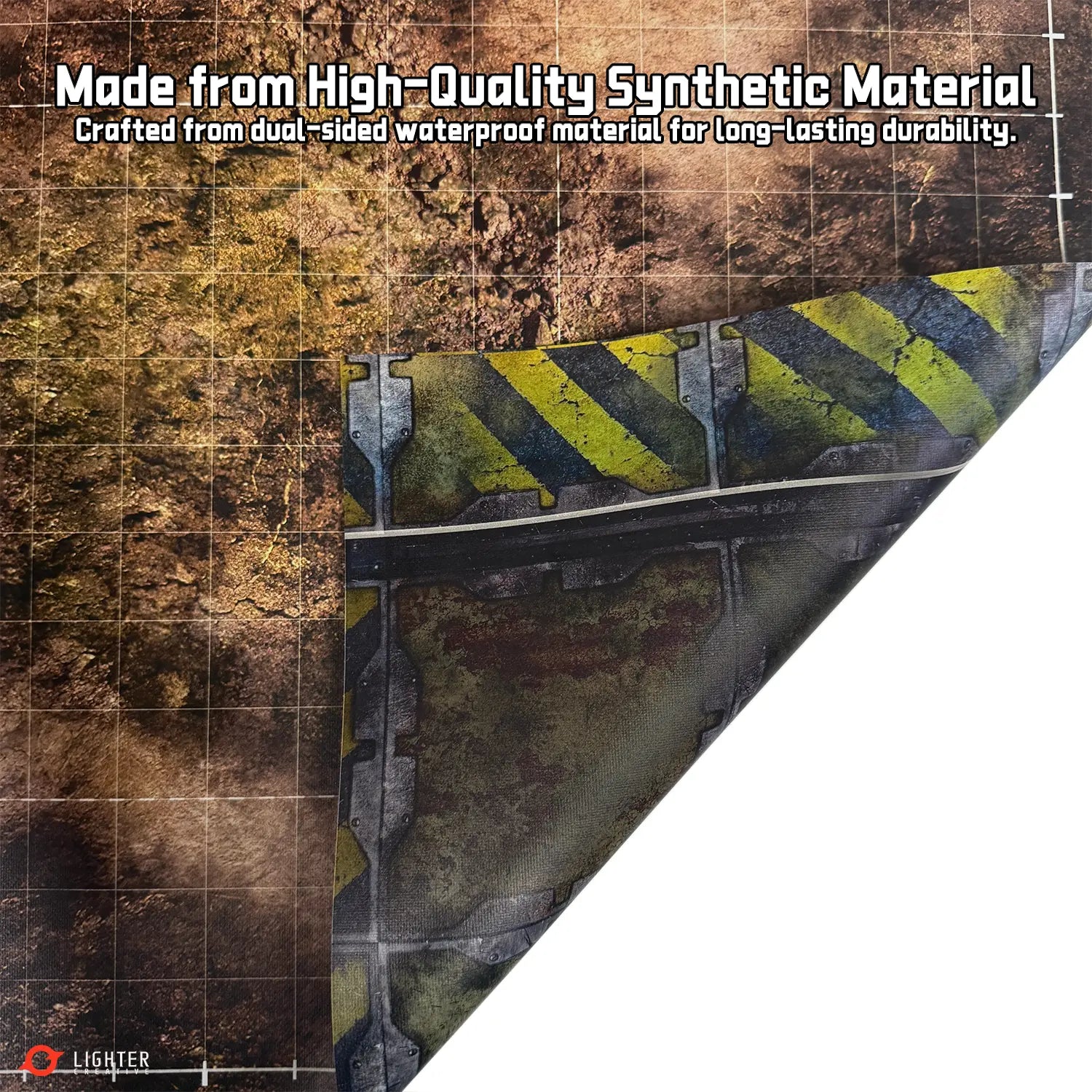 Foulgrowth Badlands / Goliath Starhulk – 30''x22'' (606x703mm), Double-Sided Wargame Mat For KT Lighter Creative