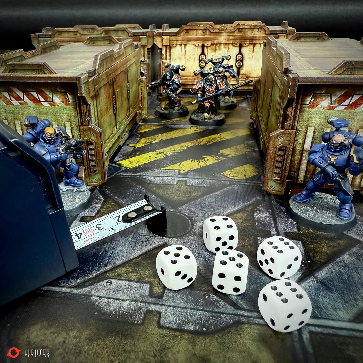 Foulgrowth Badlands / Goliath Starhulk – 30''x22'' (606x703mm), Double-Sided Wargame Mat For KT Lighter Creative