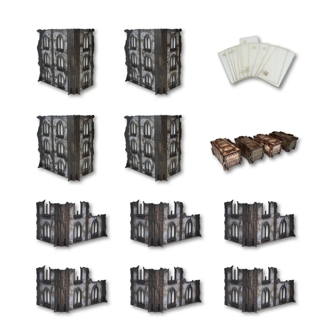 BattleZone Creation Kit: Ashfall Citadel – WTC Terrain for WH40K Lighter Creative