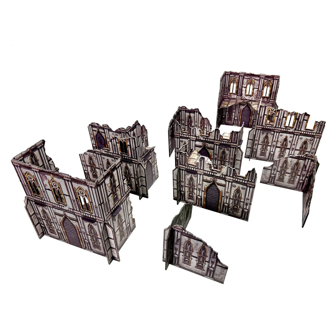 10PCS Terrain Set for WH40K Chapter Approved Tournament Companion, 40K Terrain Battlezone Creation Kit Lighter Creative