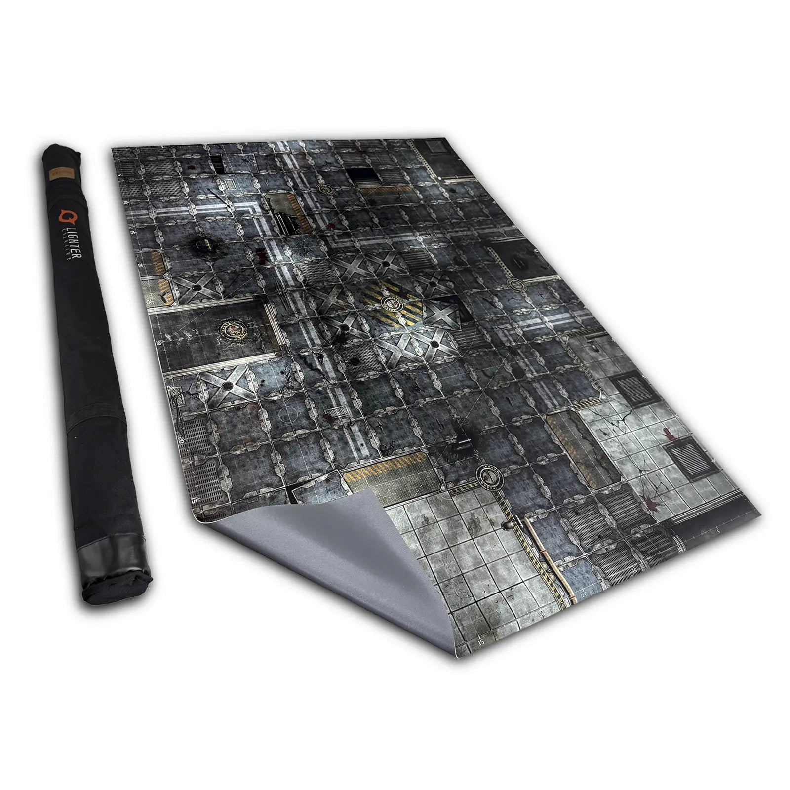 Pro - Iron Underhive For WH40K, 44" x 60", with Measurements Lighter Creative