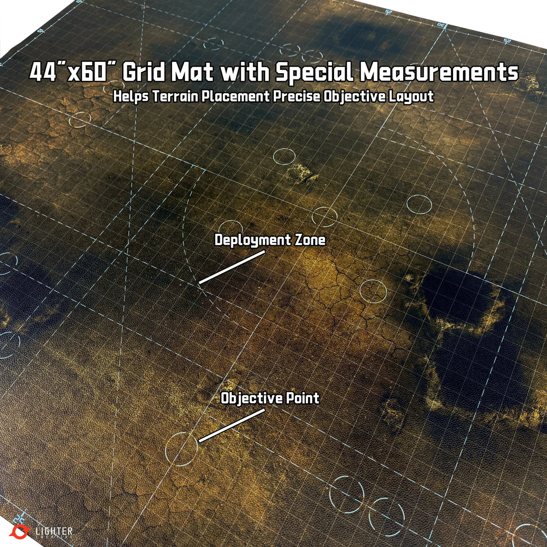 Doomsday Barrens Mat 44''x60''– with Measurements Lighter Creative