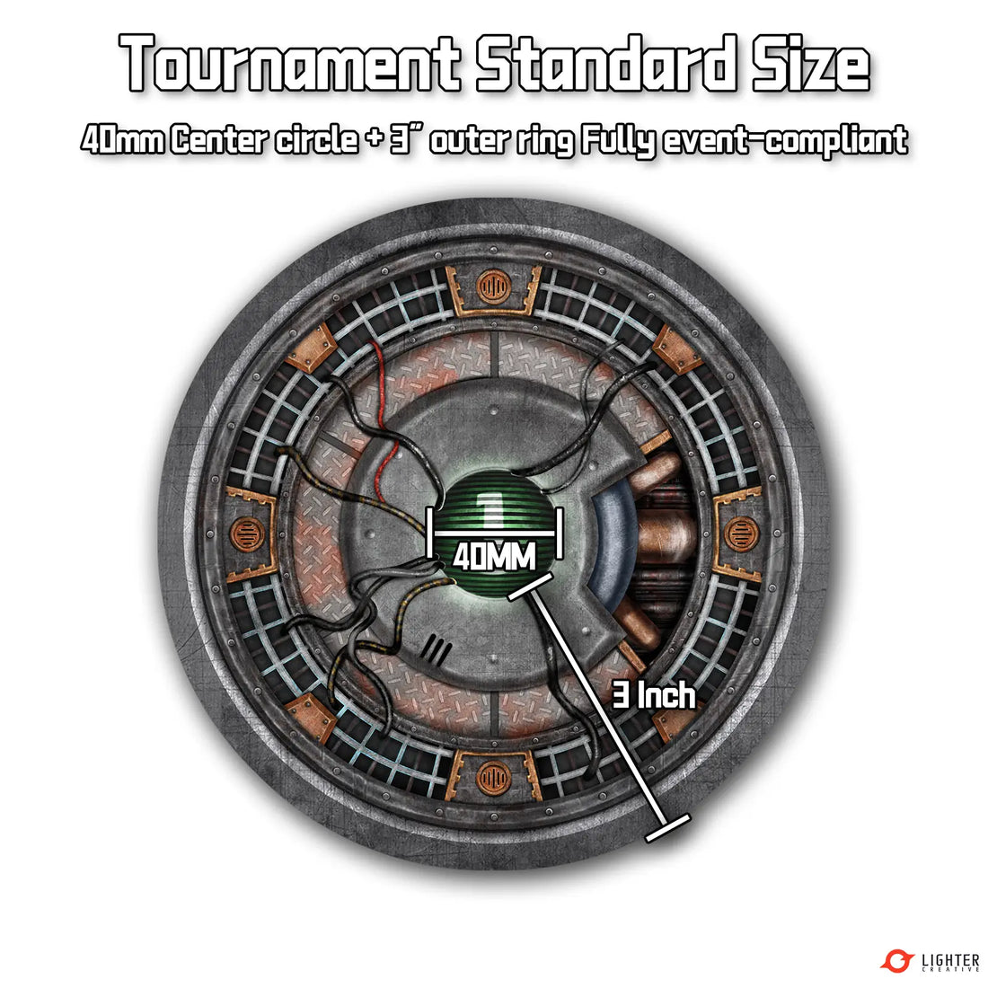 V2 Objective Markers – 6-Piece Set for WH40K Lighter Creative