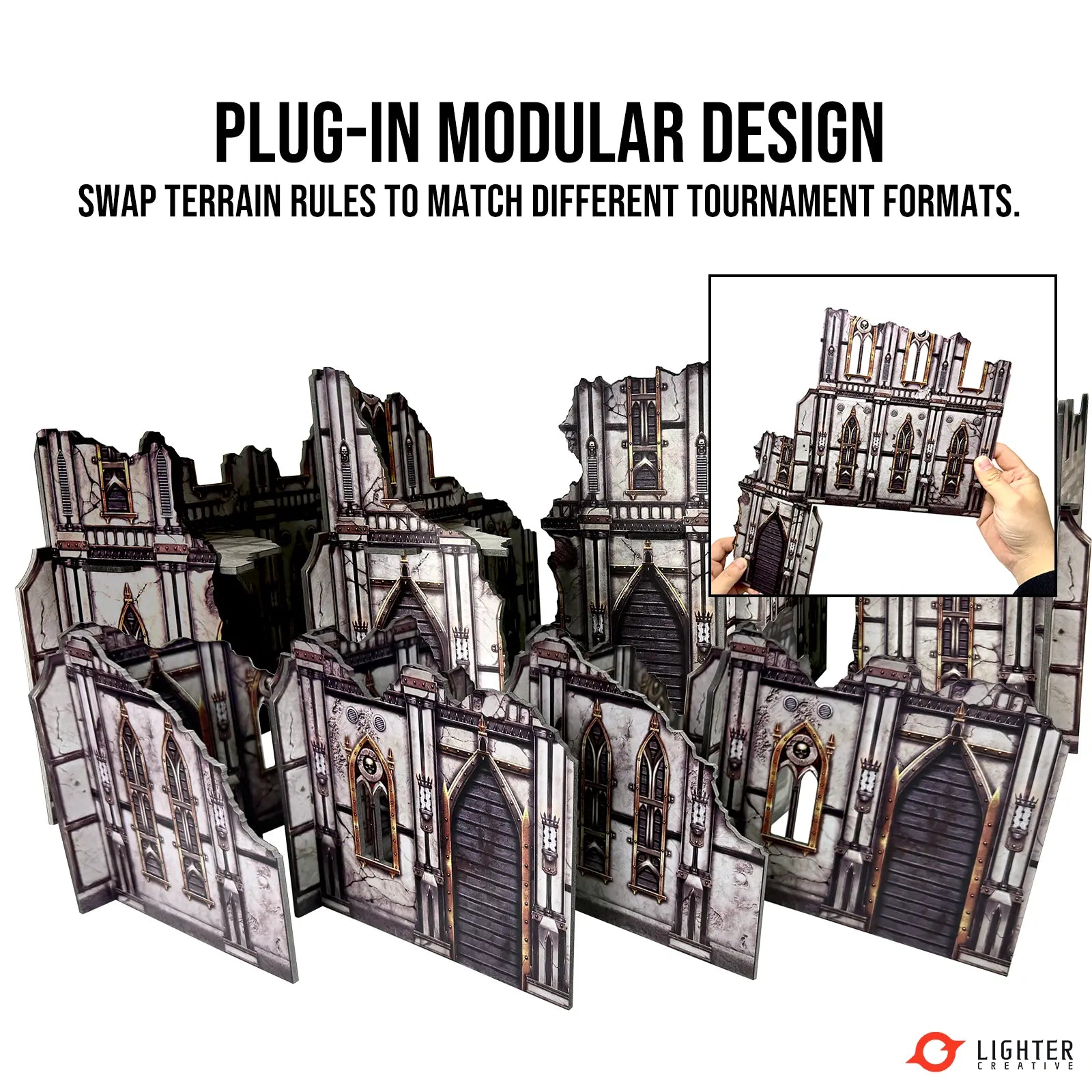 Sanctified Cathedral – Chapter Approved Tournament Terrain for WH40K Lighter Creative