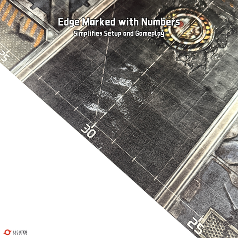 Pro -Iron Underhive For WH40K, 44" x 60", with Measurements