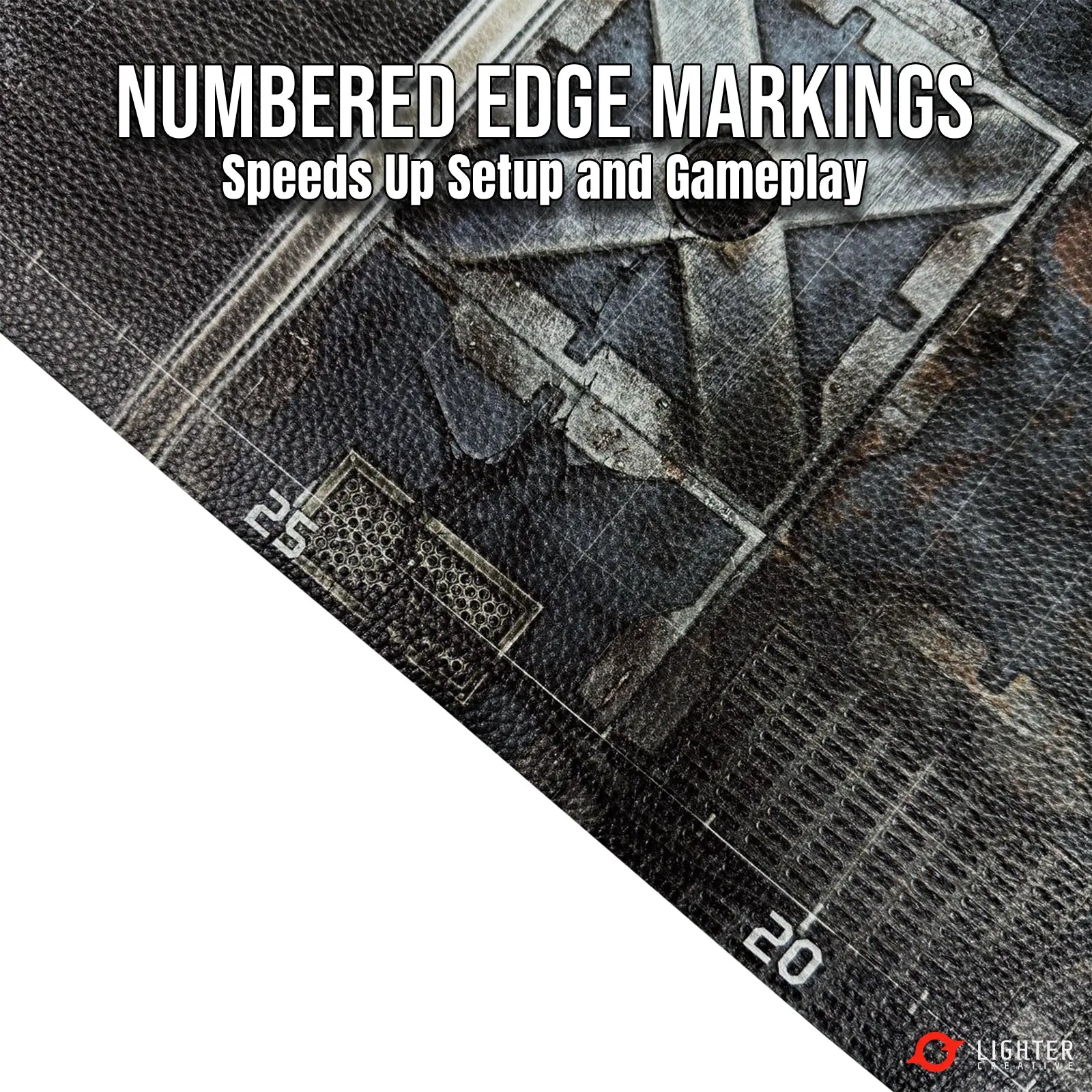 Standard - Iron Underhive For WH40K, 44" x 60", with Measurements Lighter Creative