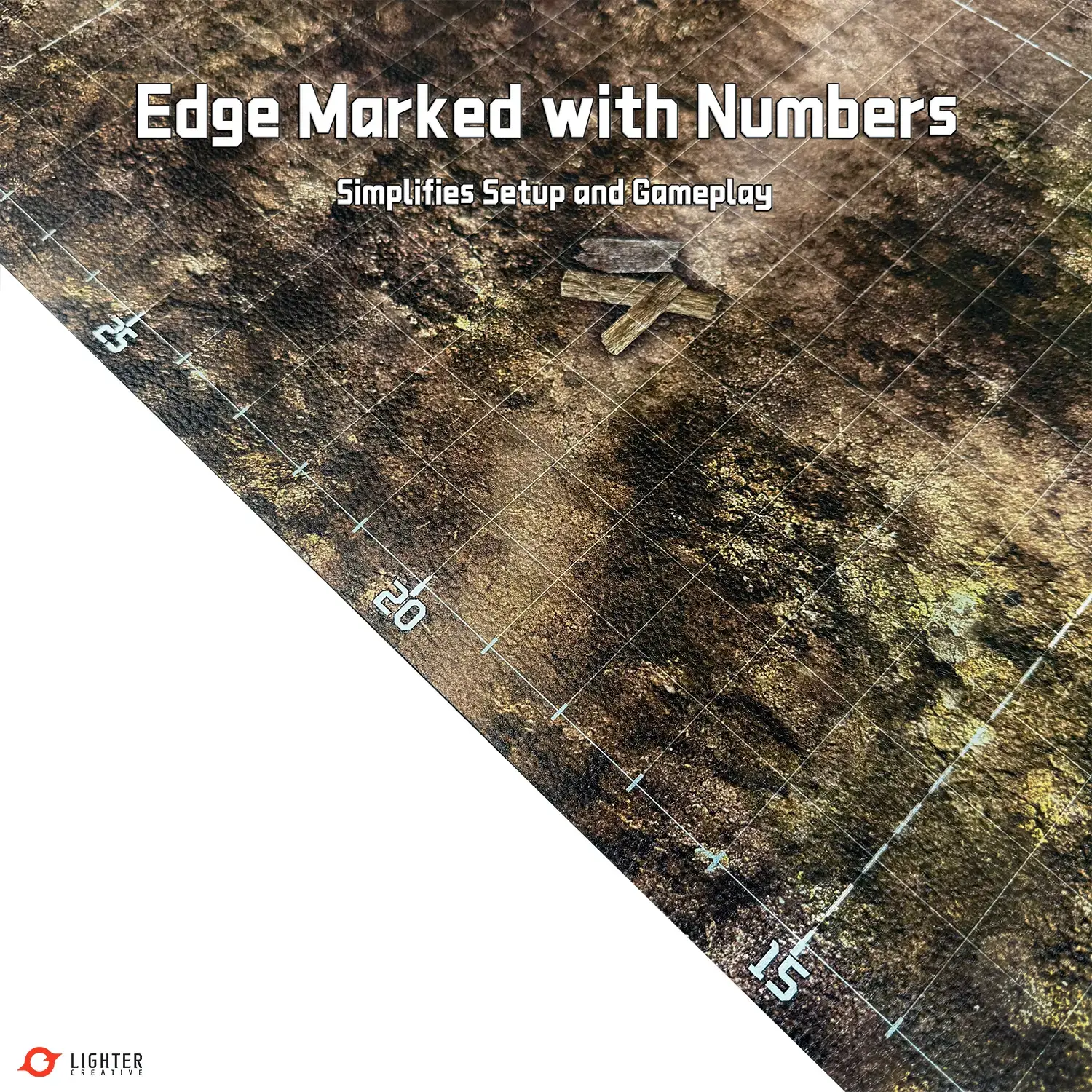 Blighted Gloommoor Mat 44''x60'' – with Measurements Lighter Creative