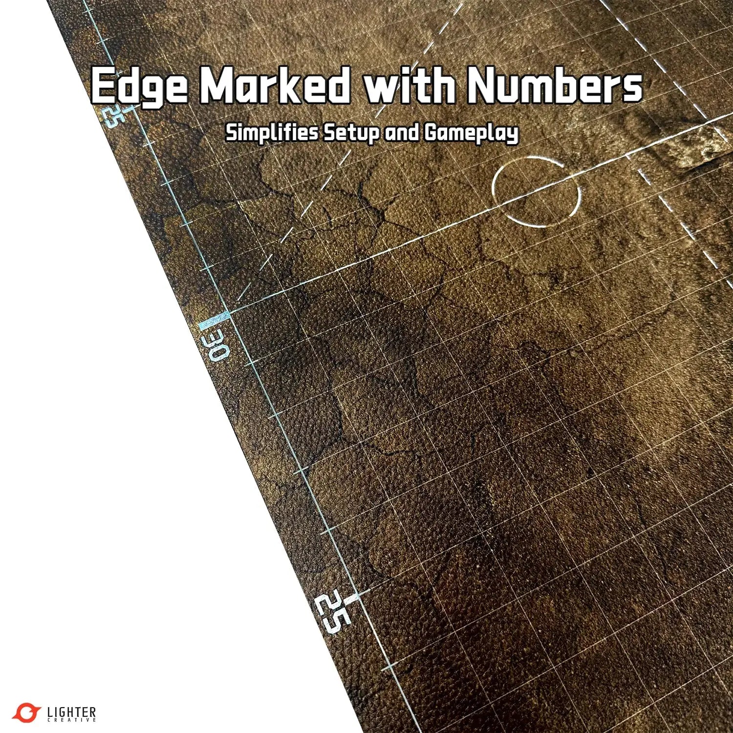 Doomsday Barrens Mat 44''x60''– with Measurements Lighter Creative