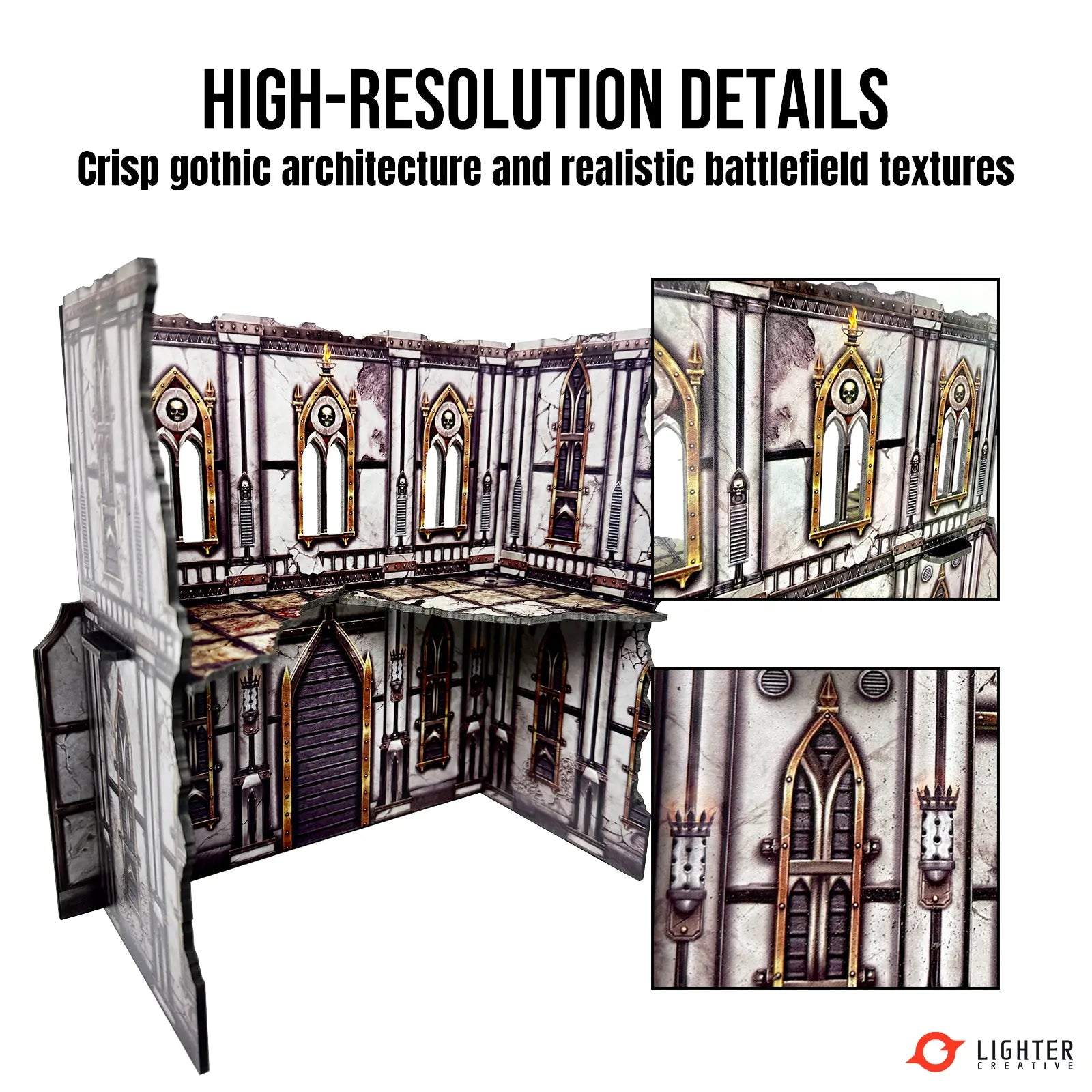 Sanctified Cathedral – Chapter Approved Tournament Terrain for WH40K Lighter Creative