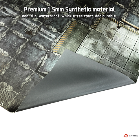 Pro -Iron Underhive For WH40K, 44" x 60", with Measurements