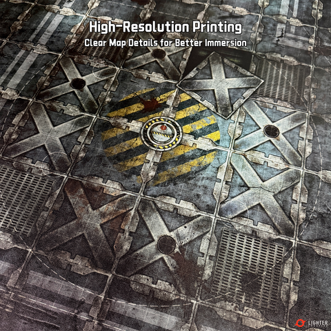 Pro -Iron Underhive For WH40K, 44" x 60", with Measurements