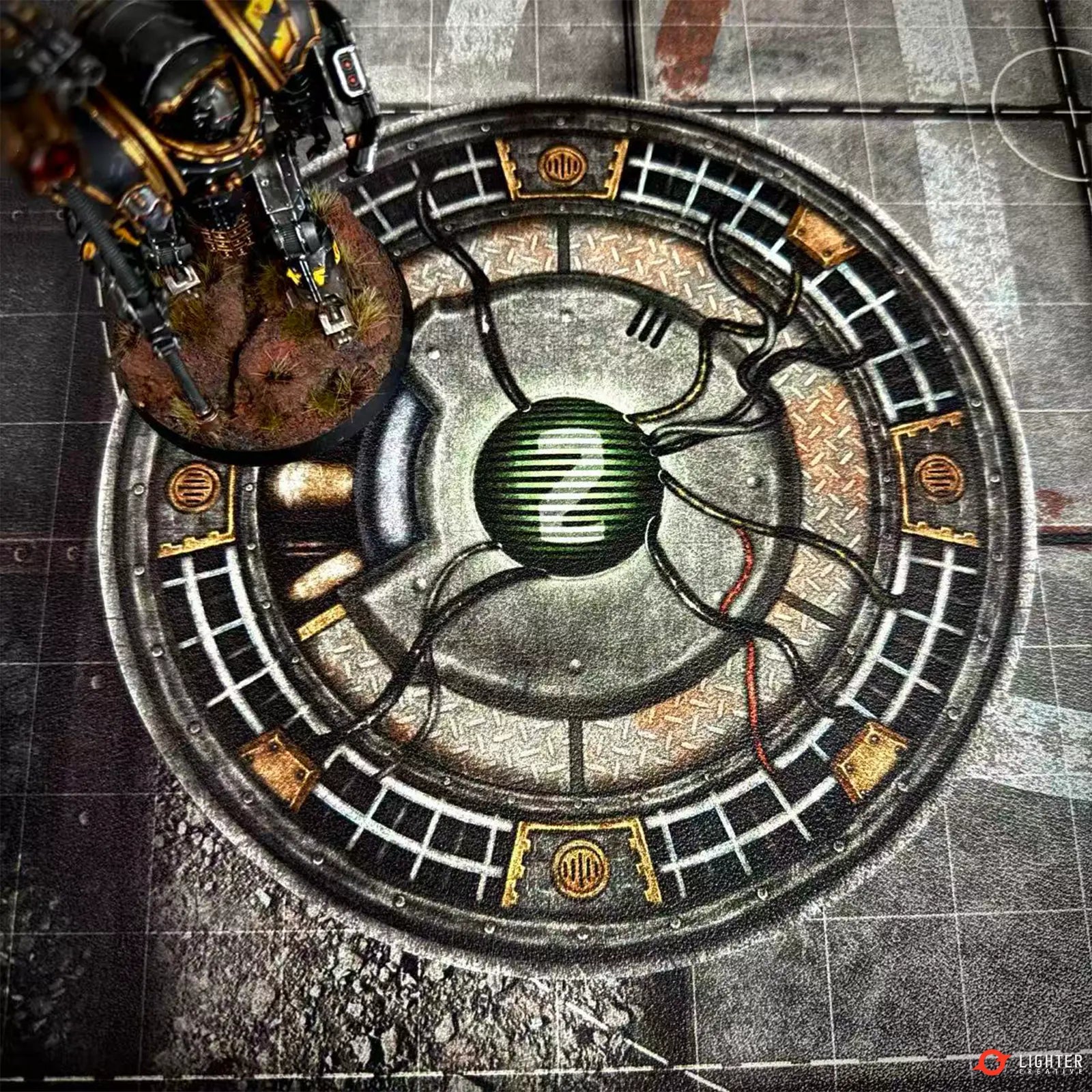 Pro - Mega-Mechanicus Core Reactor Objective Markers 6-Piece Set For WH40K Lighter Creative