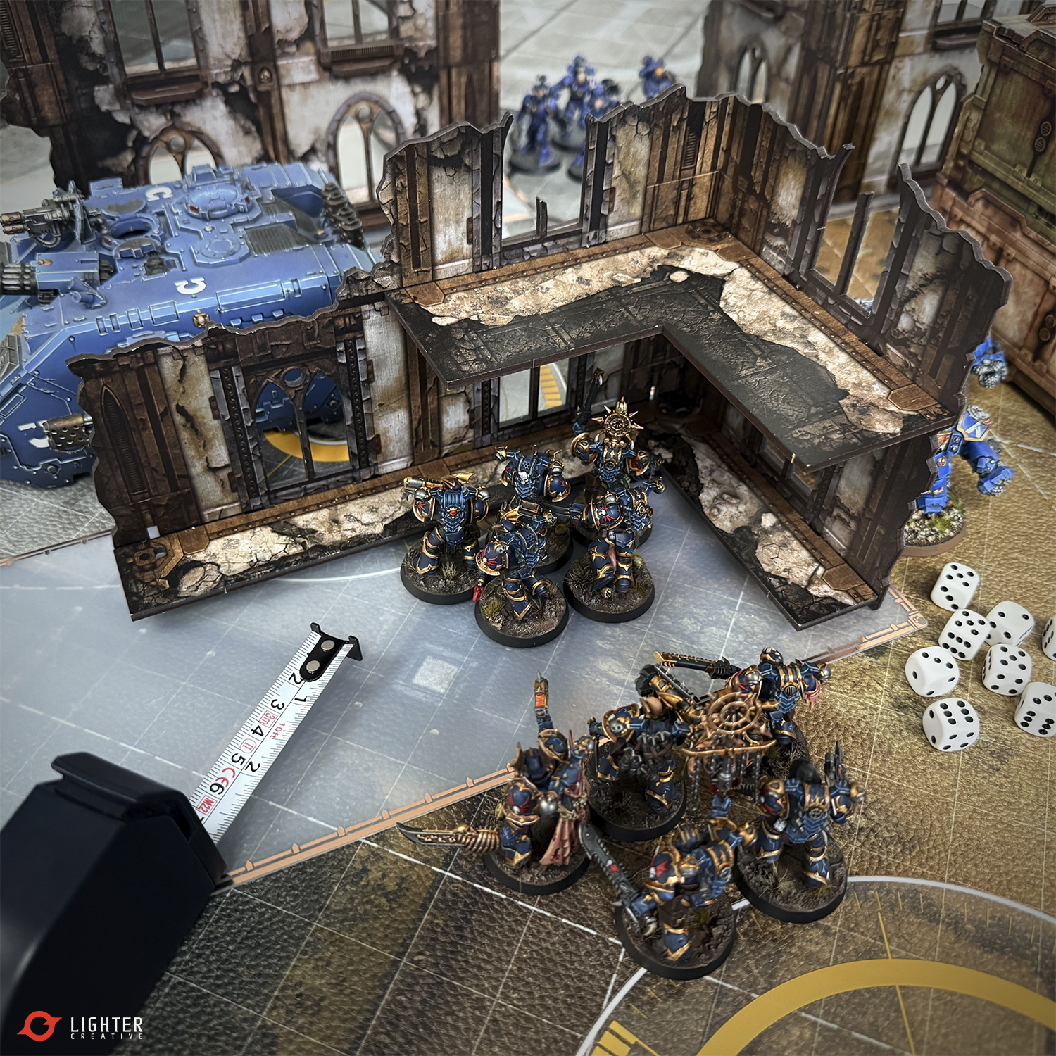 BattleZone Creation Kit: Ashfall Citadel – WTC Terrain for WH40K