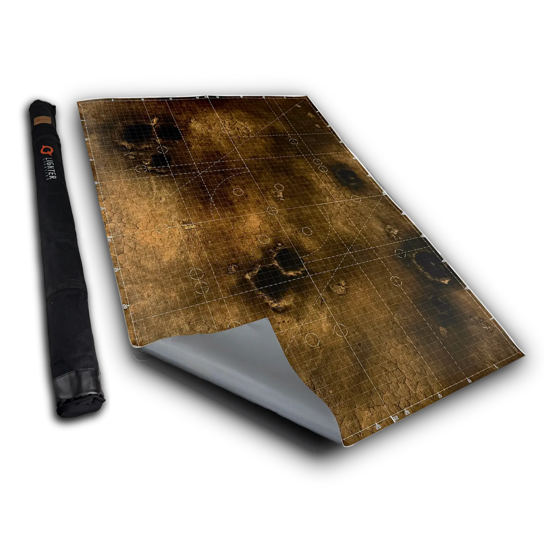 Pro - Doomsday Barrens Battle Mat For WH40K, 44" x 60", with Measurements Lighter Creative