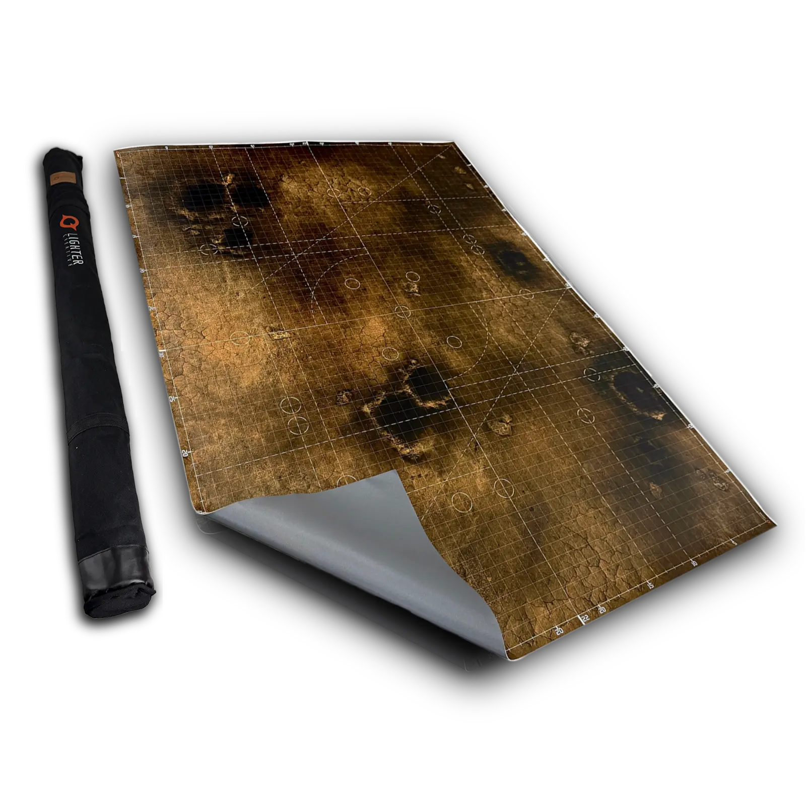 Pro - Doomsday Barrens Battle Mat For WH40K, 44" x 60", with Measurements Lighter Creative