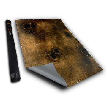 Pro - Doomsday Barrens Battle Mat For WH40K, 44" x 60", with Measurements Lighter Creative