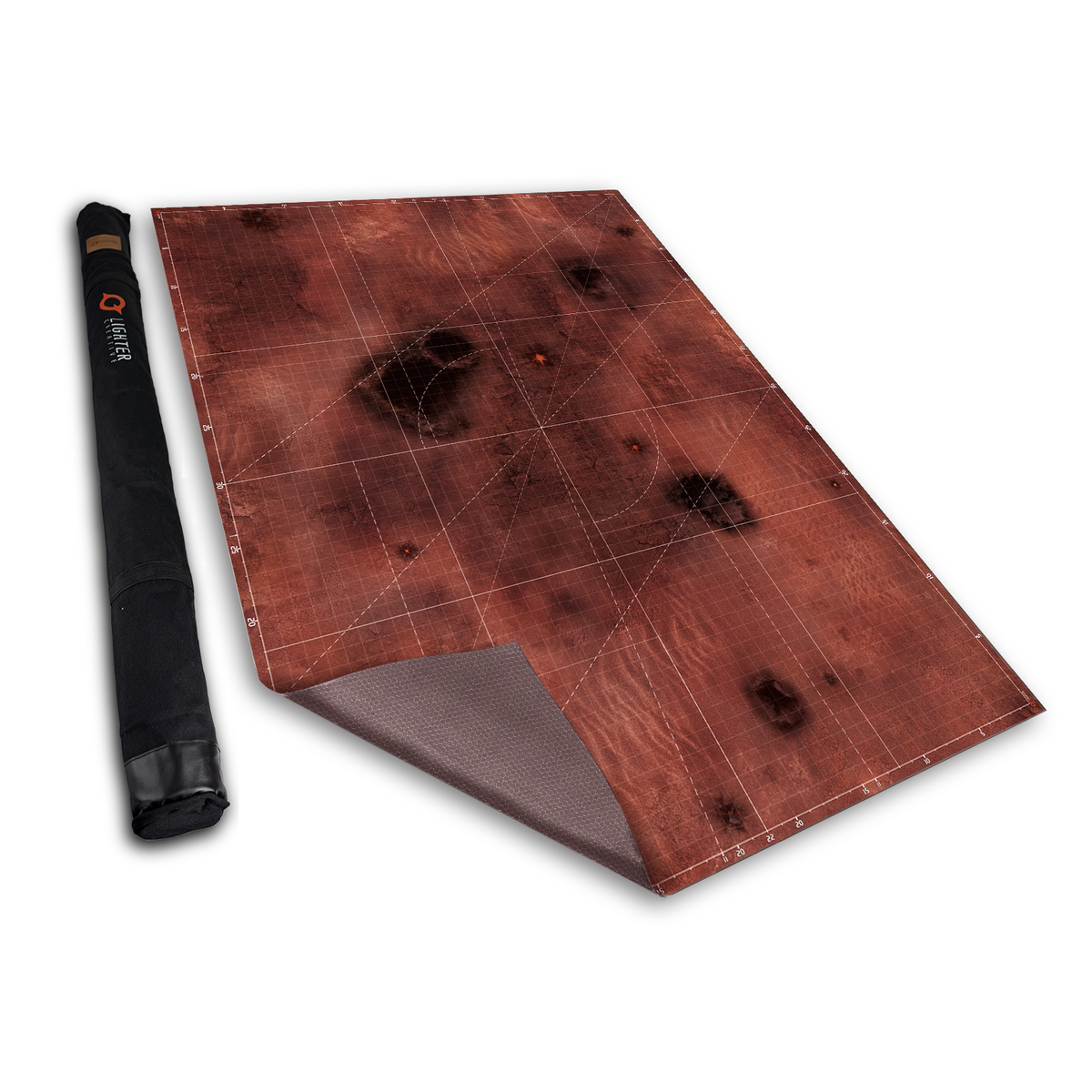 Blackstone Wasteland 11th Edition 40K Battle Mat 44" x 60" with Measurements